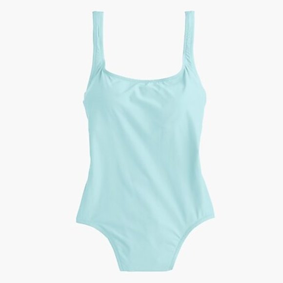 J. Crew Other - Scoopback Swimsuit, Size 8 Pale Mint